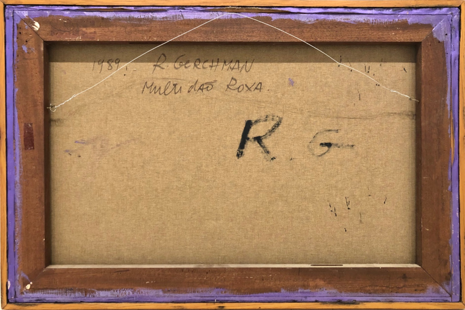  Rubens Gerchman (1942-2008), Multidão Roxa, 1989 - foto 4 de 4