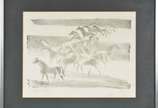 Lívio Abramo (1903-1993), Cavalos, 1979 - Litografia<br>Ass. inf. esquerdo<br>Ed. 5 de 50