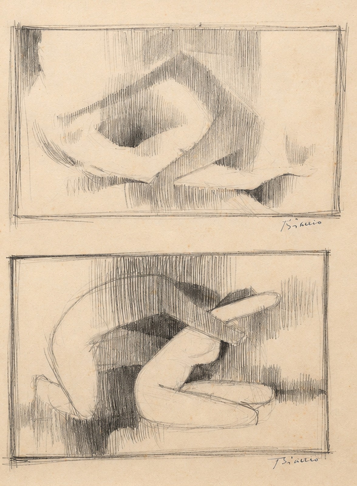 Enrico Bianco (1918-2013), Estudo para Nú - foto 1 de 5