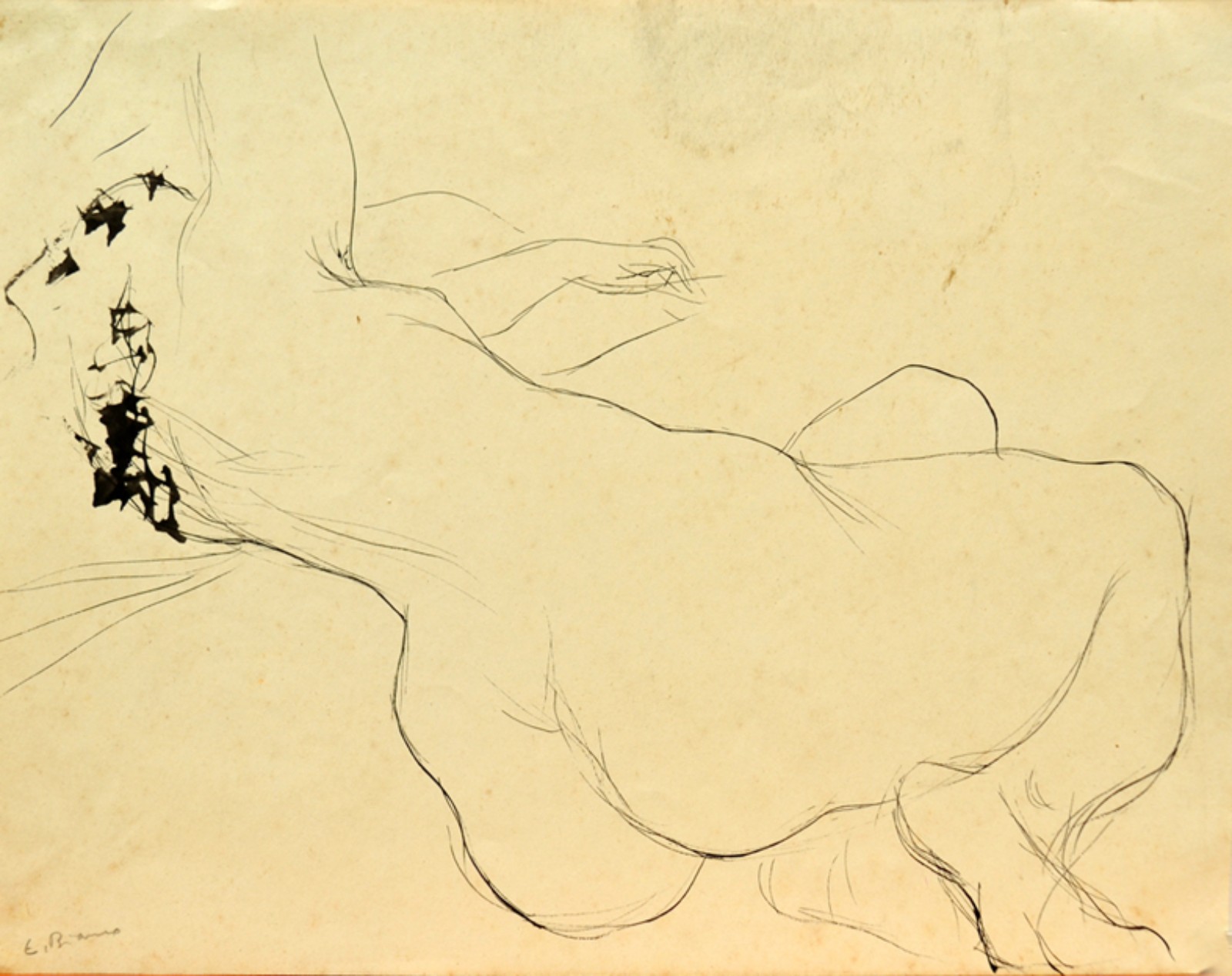 Enrico Bianco (1918-2013), Nú, 1940 - foto 1 de 4