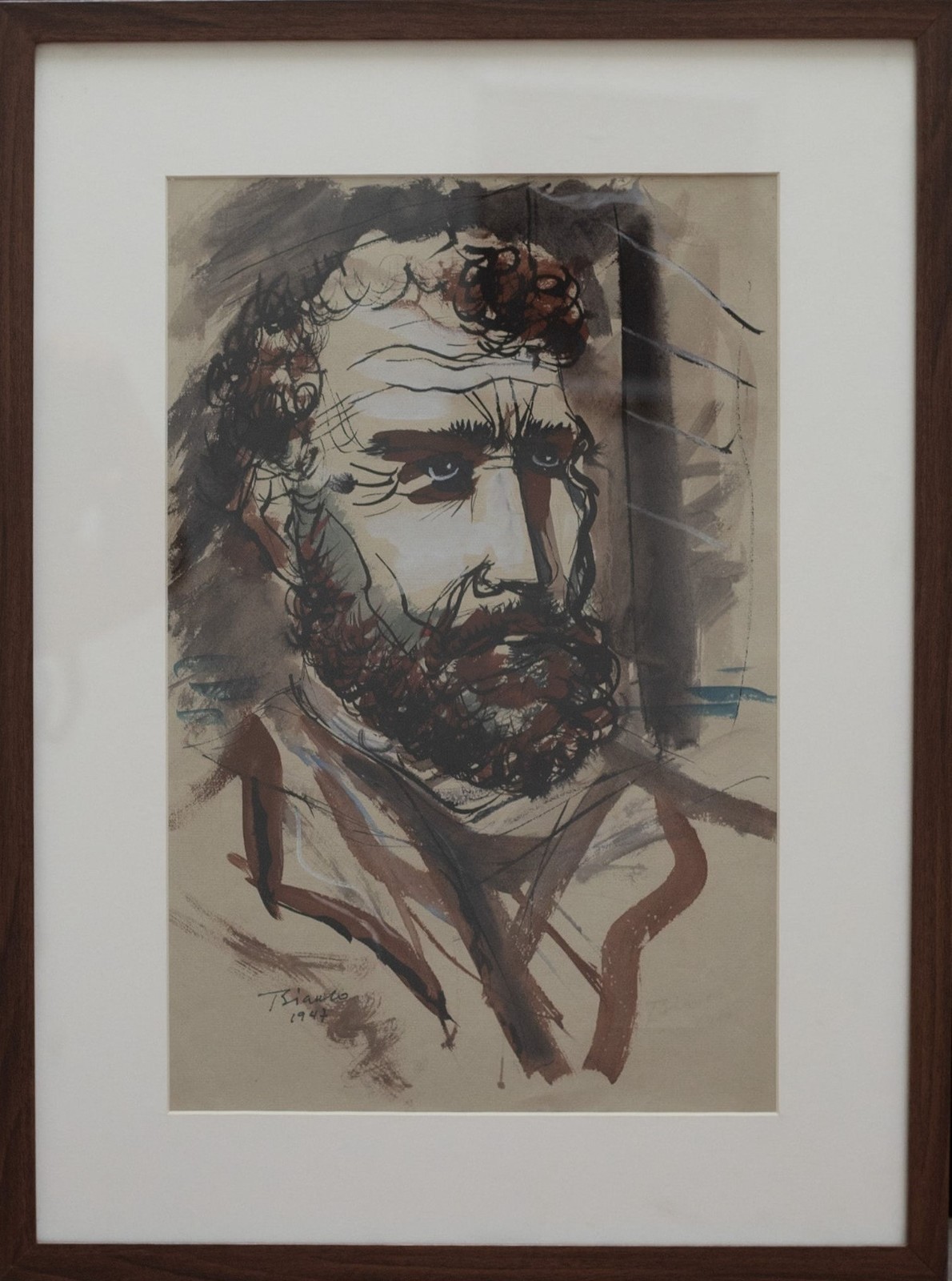 Enrico Bianco (1918-2013), Cabeça de Homem, 1947 - foto 2 de 4