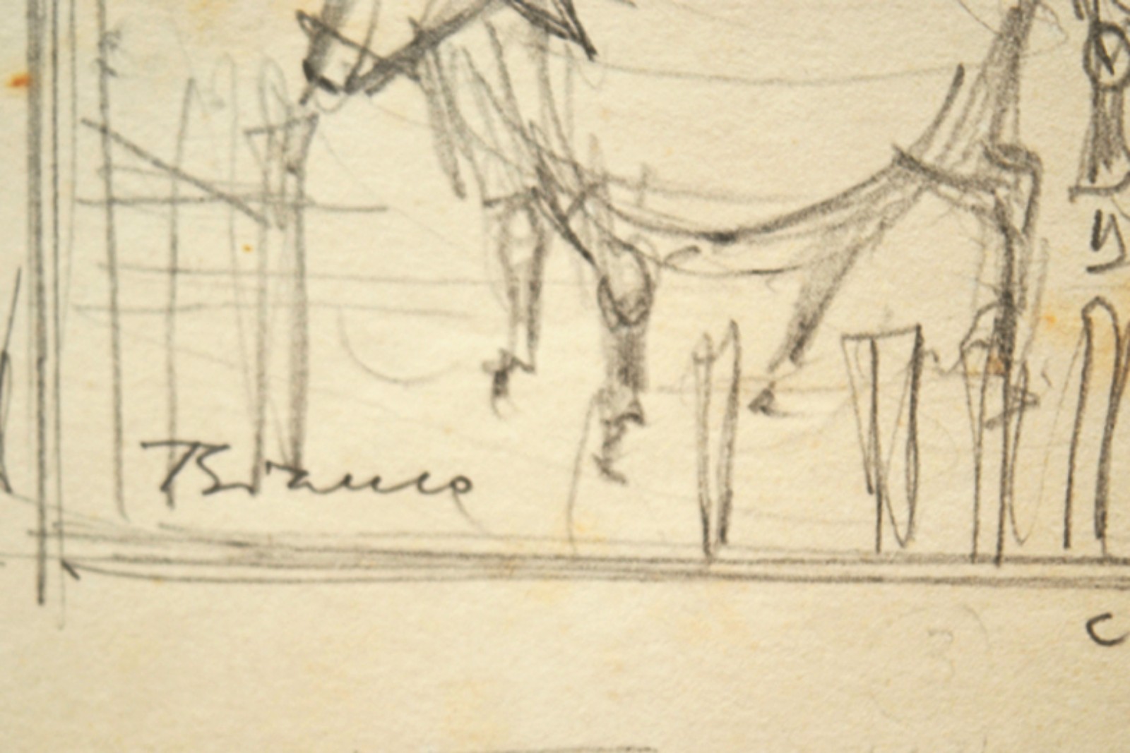 Enrico Bianco (1918-2013), Estudo para Boiadeiros e Nús - foto 3 de 4