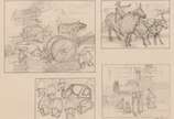 Enrico Bianco (1918-2013), Estudo para  Colheit... - Grafite sobre papel<br>Com Declaração de Autenticidade, registrado sob o nº 00096, emitido pela Família do Artista.
