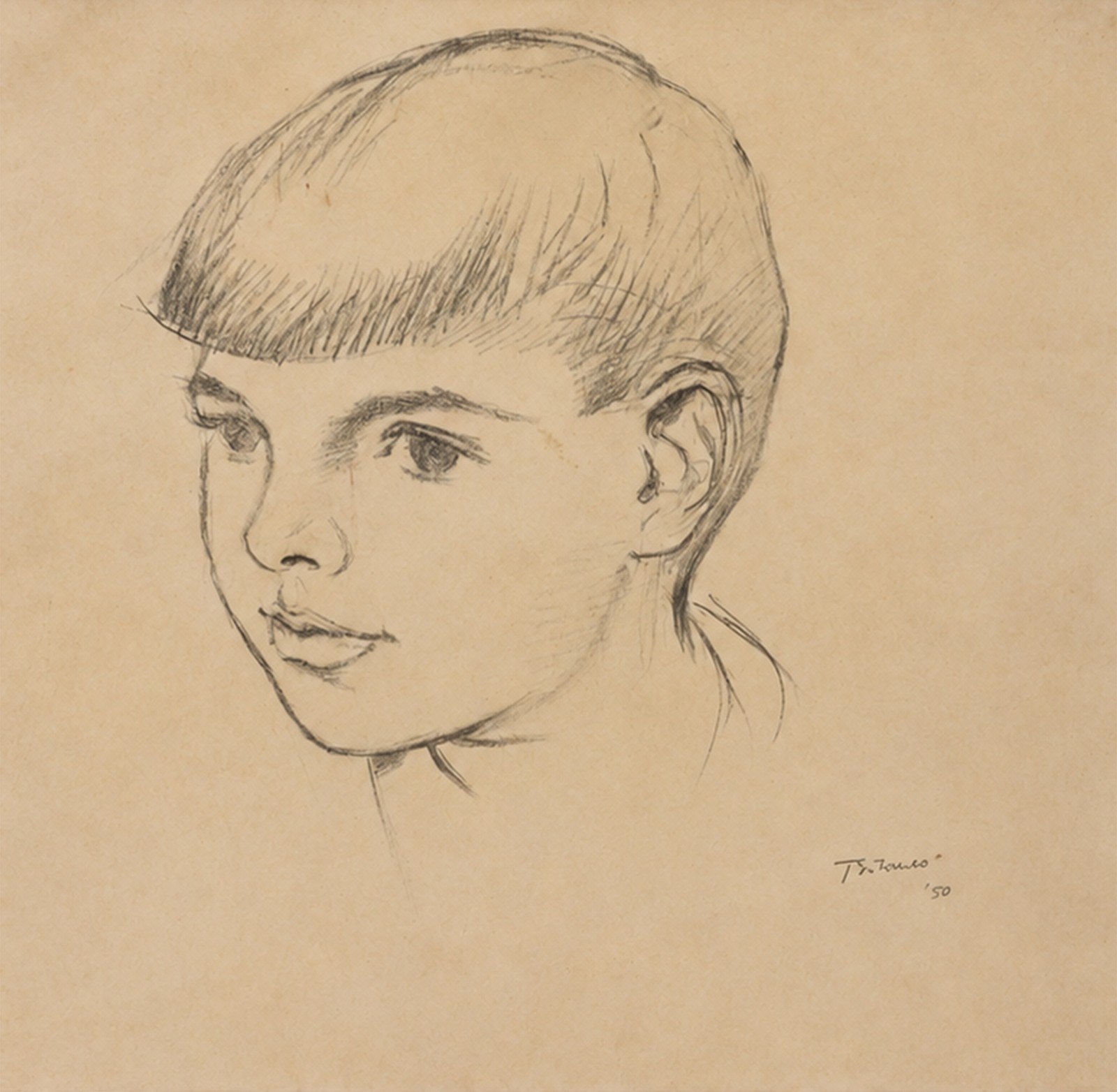 Enrico Bianco (1918-2013), Retrato, 1950 - foto 1 de 4
