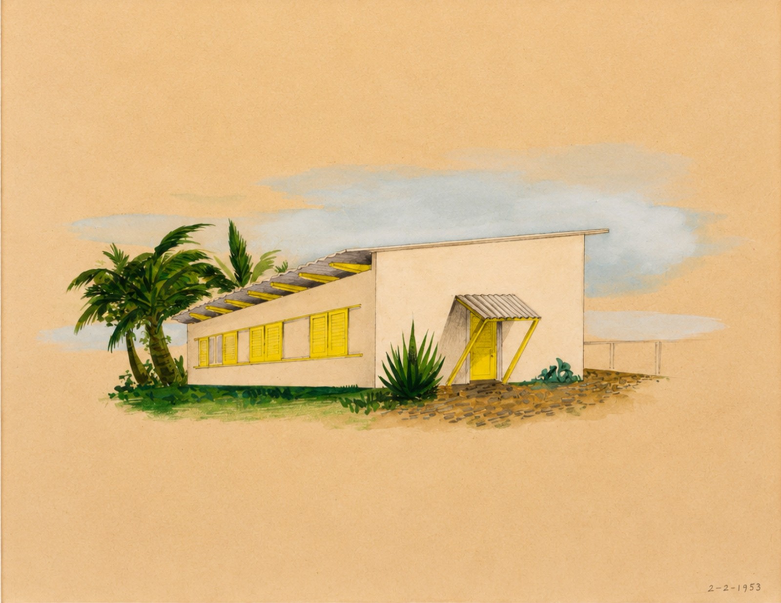 Enrico Bianco (1918-2013), Projeto Arquitetônico, Déc. 50 - foto 1 de 4