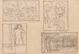 Enrico Bianco (1918-2013), Estudo para Bananal,... - Grafite s/ papel<br>Com Declaração de Autenticidade, registrado sob o nº 00105, emitido pela Família do Artista.
