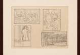 Enrico Bianco (1918-2013), Estudo para Bananal,... - Grafite s/ papel<br>Com Declaração de Autenticidade, registrado sob o nº 00105, emitido pela Família do Artista.
