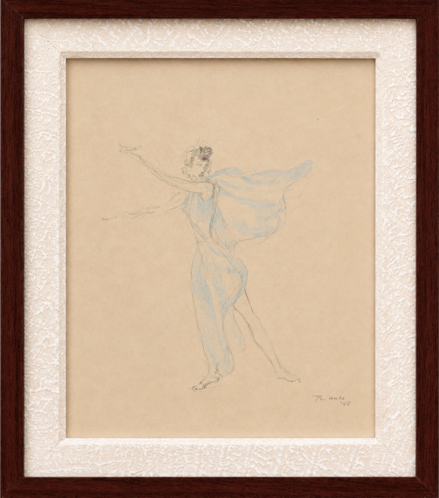 Enrico Bianco (1918-2013), Figurino, 1945 - foto 2 de 4