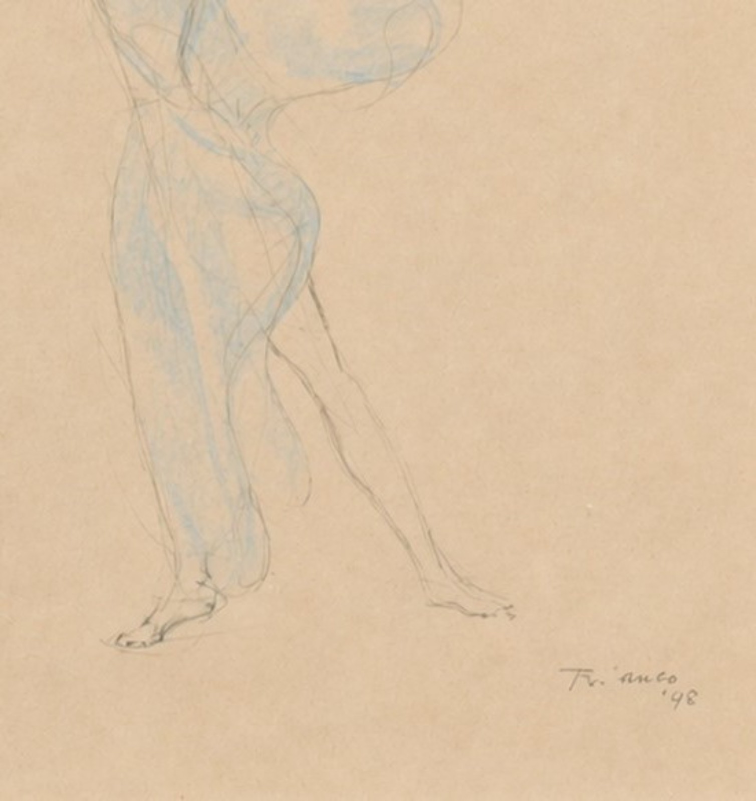 Enrico Bianco (1918-2013), Figurino, 1945 - foto 3 de 4