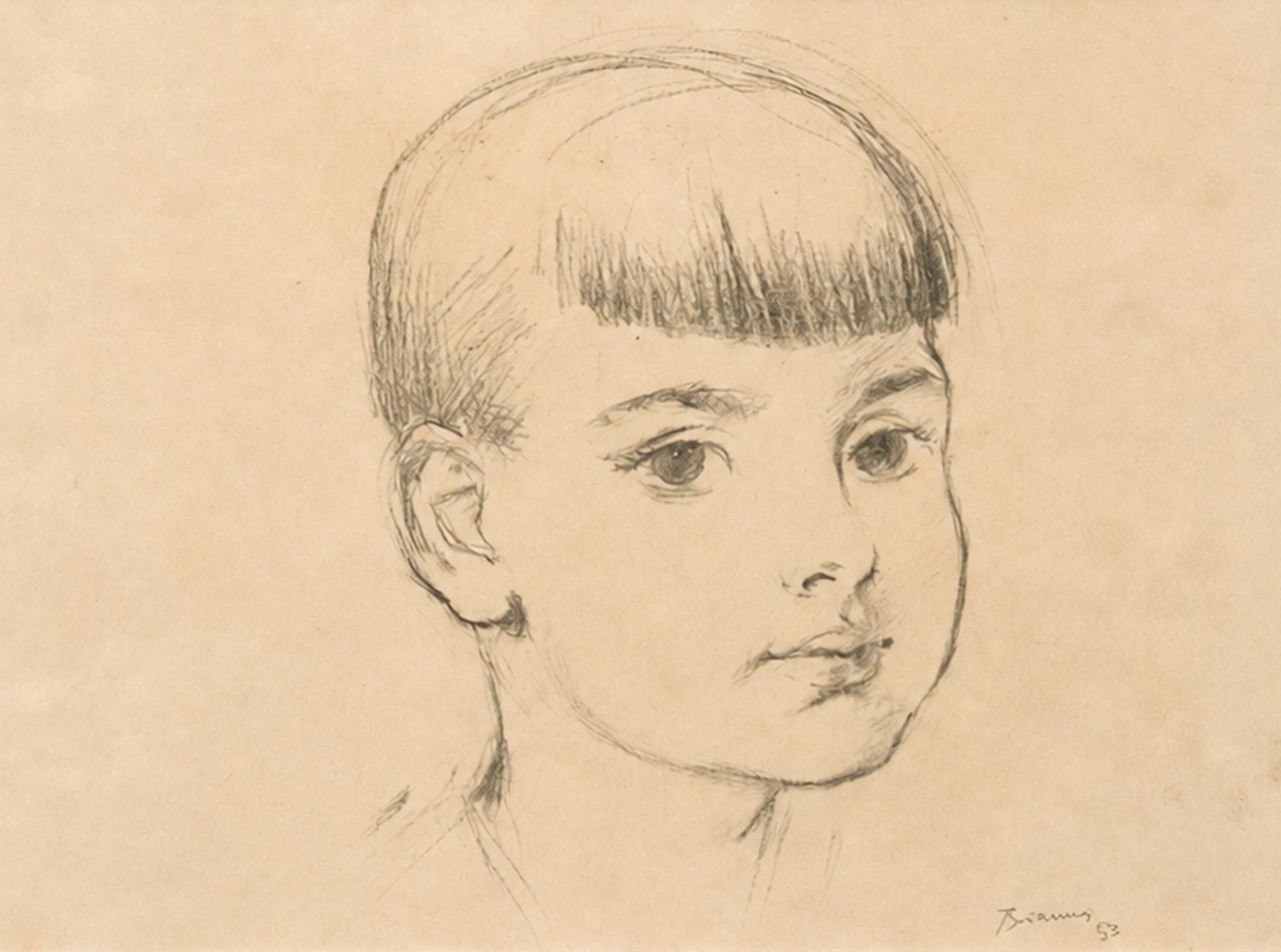 Enrico Bianco (1918-2013), Retrato, 1950 - foto 1 de 5