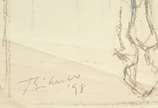 Enrico Bianco (1918-2013), Estudo para Boiadeir... - Grafite sobre papel <br>Ass. Inf. esquerdo <br>Com Declaração de Autenticidade, registrado sob o nº 00103, emitido pela Família do Artista.