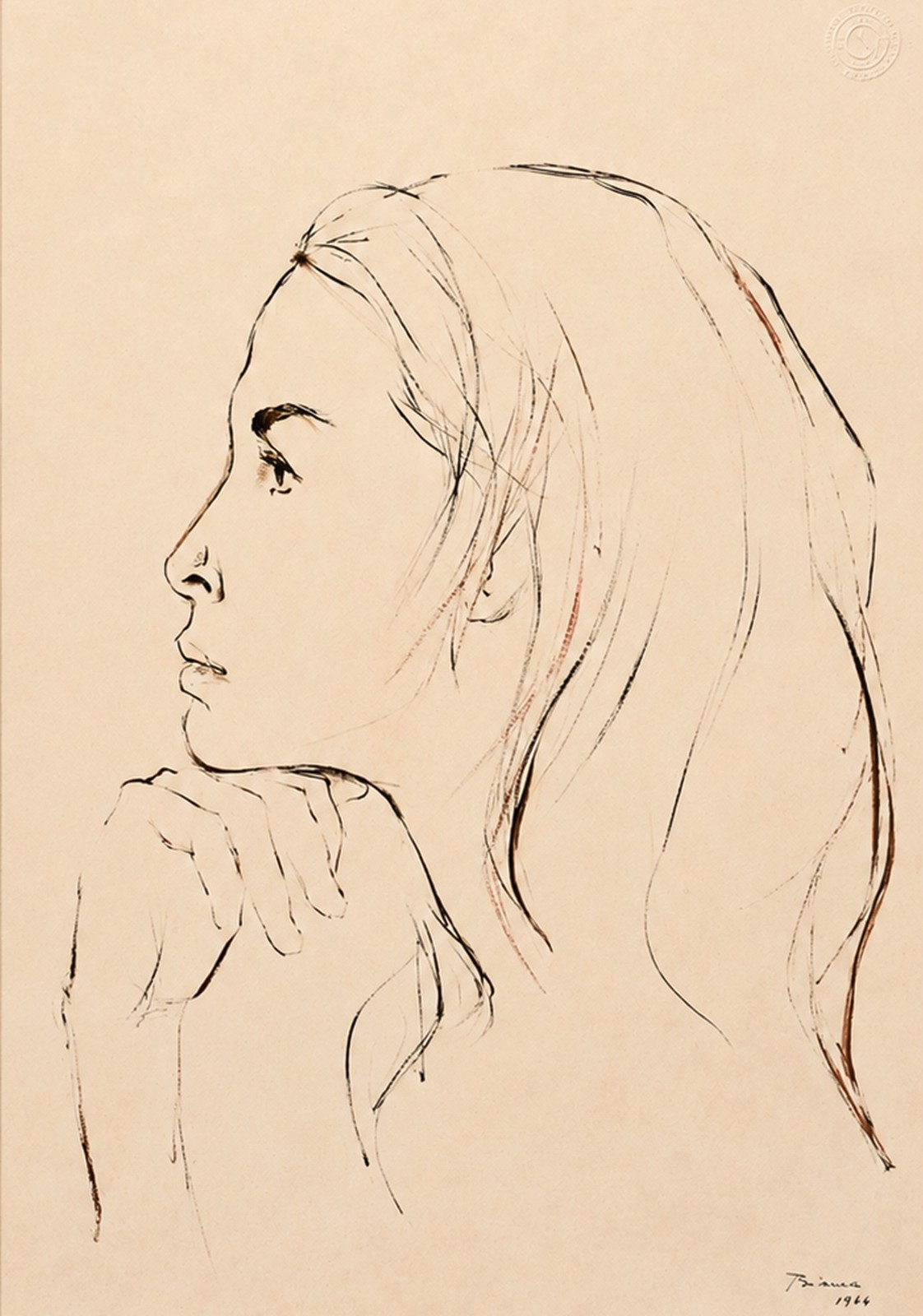 Enrico Bianco (1918-2013), Retrato, 1966 - foto 1 de 4