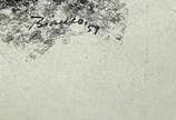 Enrico Bianco (1918-2013), Músico, 1959 - Crayon s/ papel-cartão <br>Ass. Inf. direito <br>Reproduzido no Livro do Artista Bianco, sob o nº 324 - página 191  - com Declaração de Autenticidade,