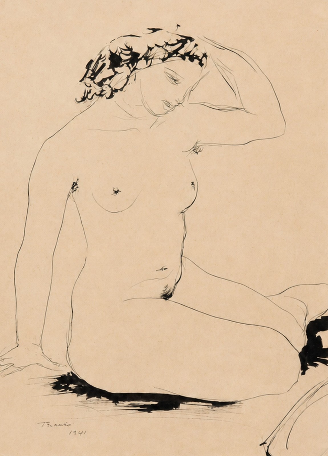 Enrico Bianco (1918-2013), Nú, 1941 - foto 1 de 4