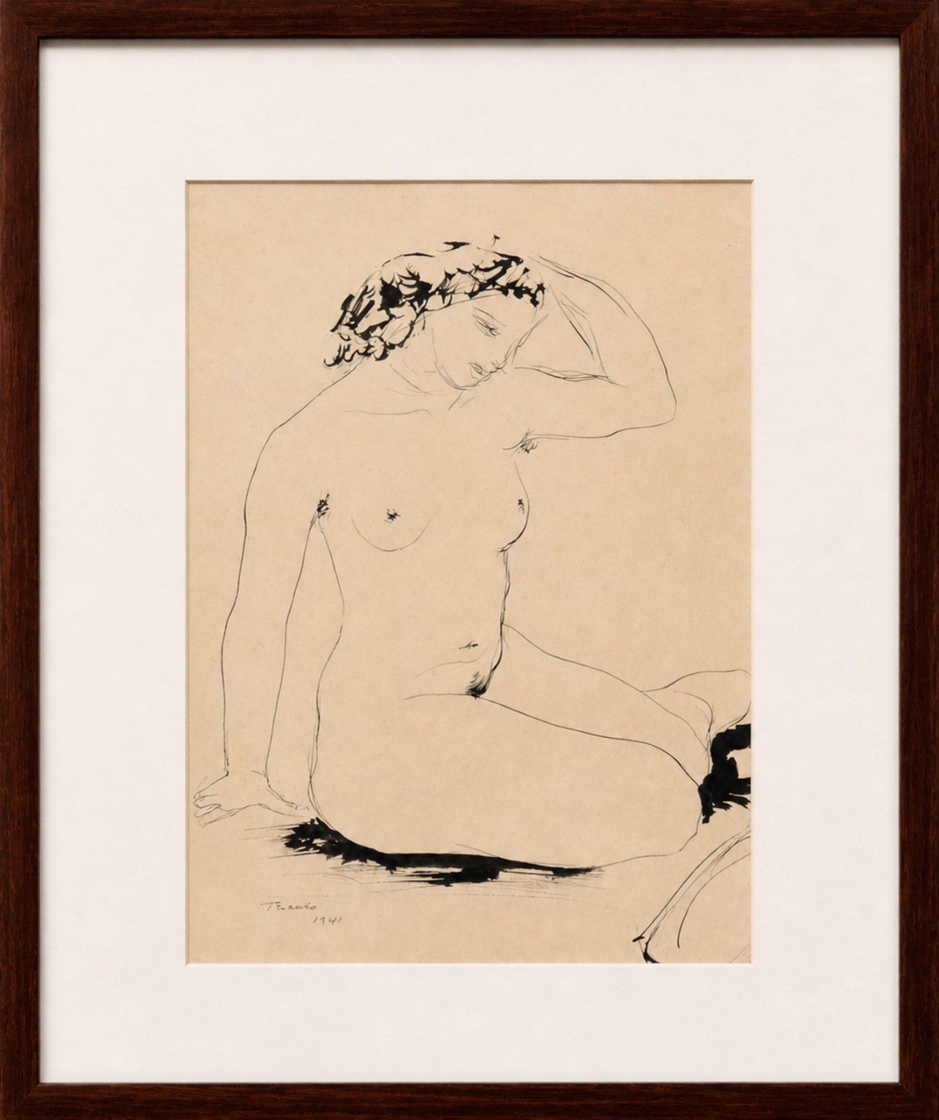 Enrico Bianco (1918-2013), Nú, 1941 - foto 2 de 4