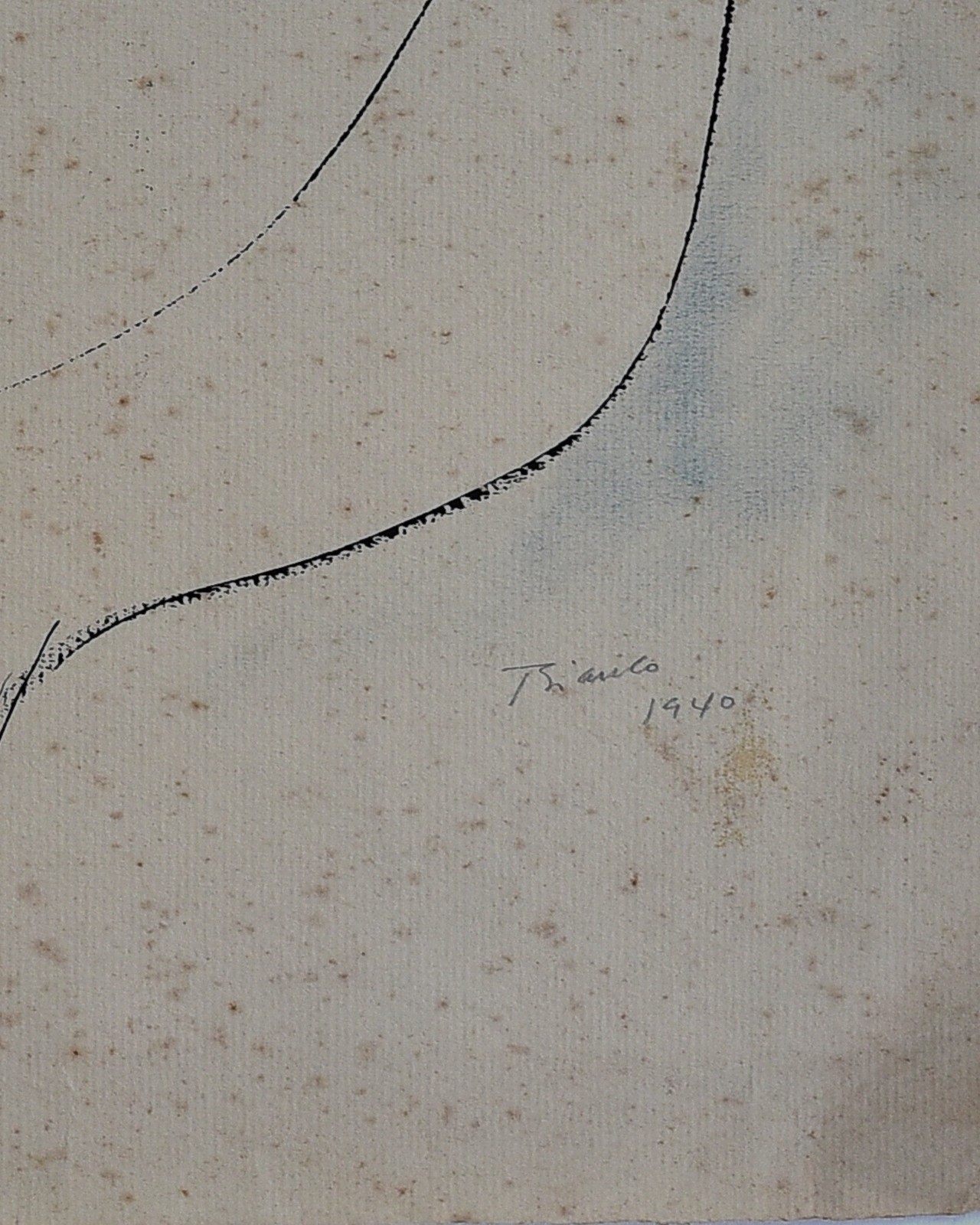 Enrico Bianco (1918-2013), Nú, 1940 - foto 3 de 4