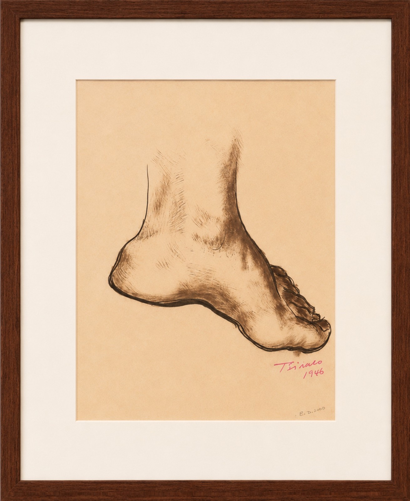 Enrico Bianco (1918-2013), Pé, 1946 - foto 2 de 4