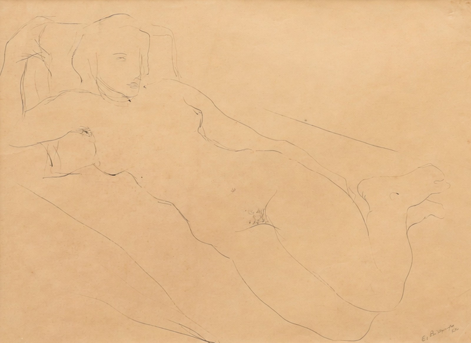Enrico Bianco (1918-2013), Nú, 1940 - foto 1 de 4