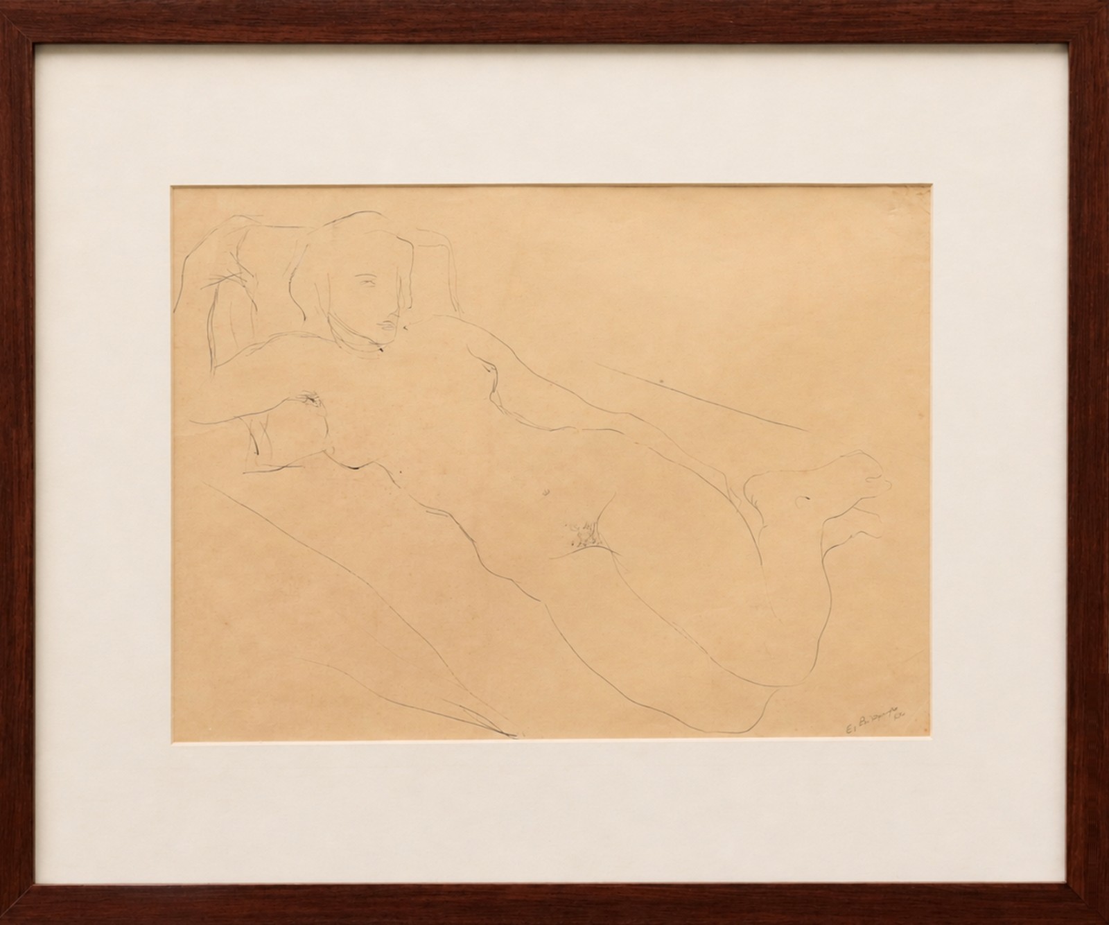 Enrico Bianco (1918-2013), Nú, 1940 - foto 2 de 4