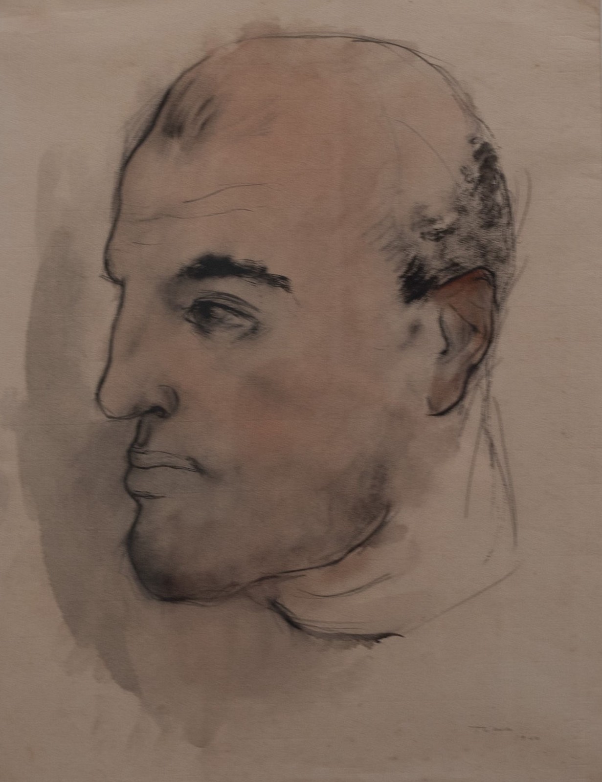 Enrico Bianco (1918-2013), Retrato, Déc. 40 - foto 1 de 4