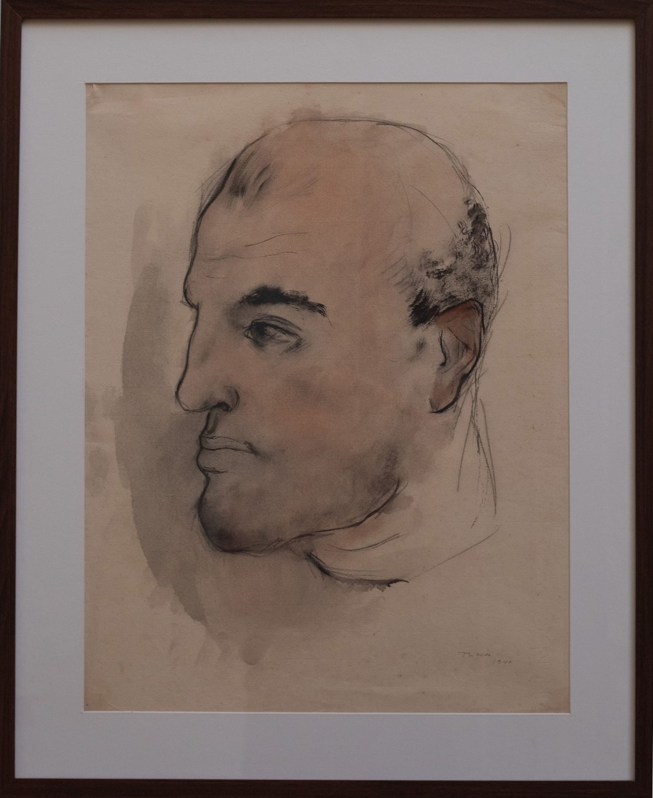 Enrico Bianco (1918-2013), Retrato, Déc. 40 - foto 2 de 4