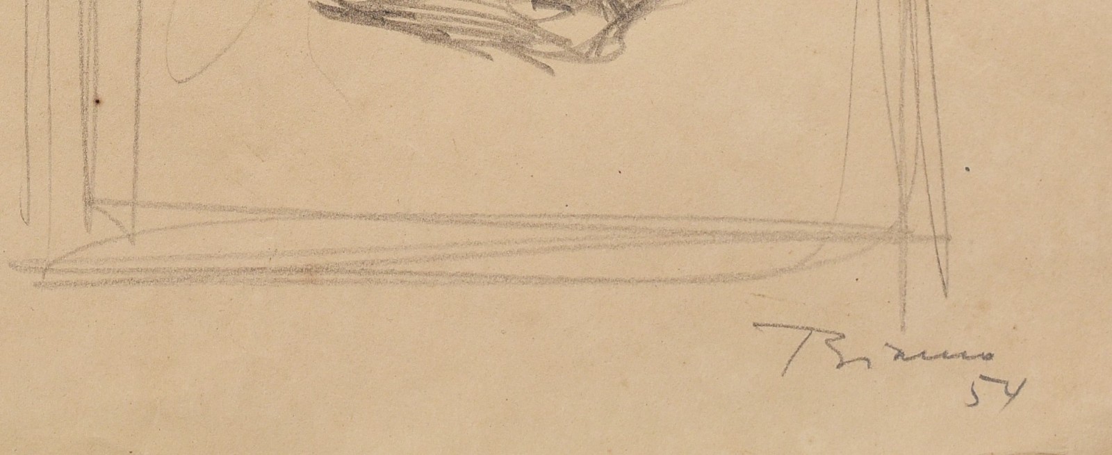 Enrico Bianco (1918-2013), Estudo para 2 Obras, 1954 - foto 3 de 4
