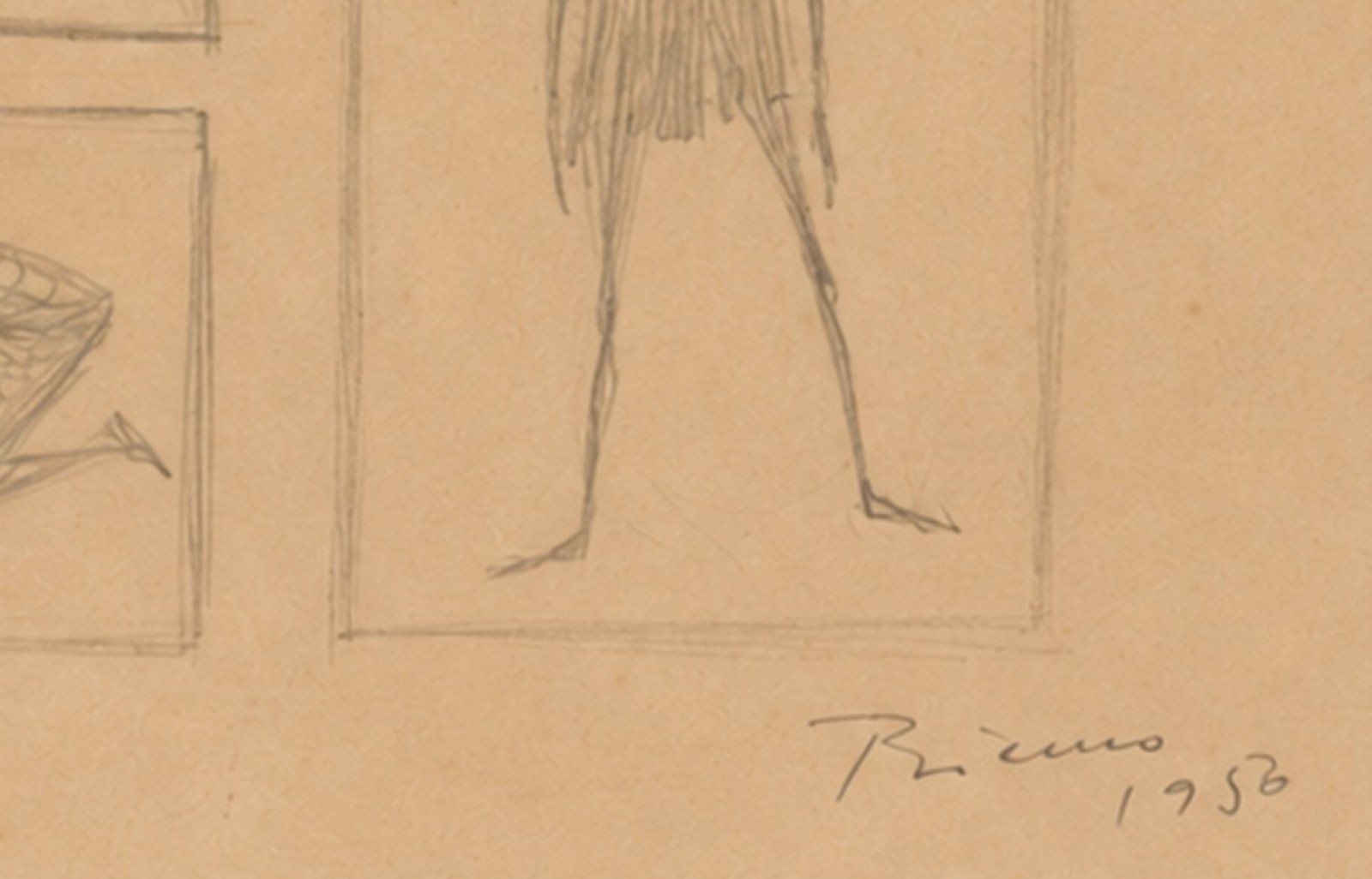 Enrico Bianco (1918-2013), Estudo para 3 Obras, 1956 - foto 3 de 4