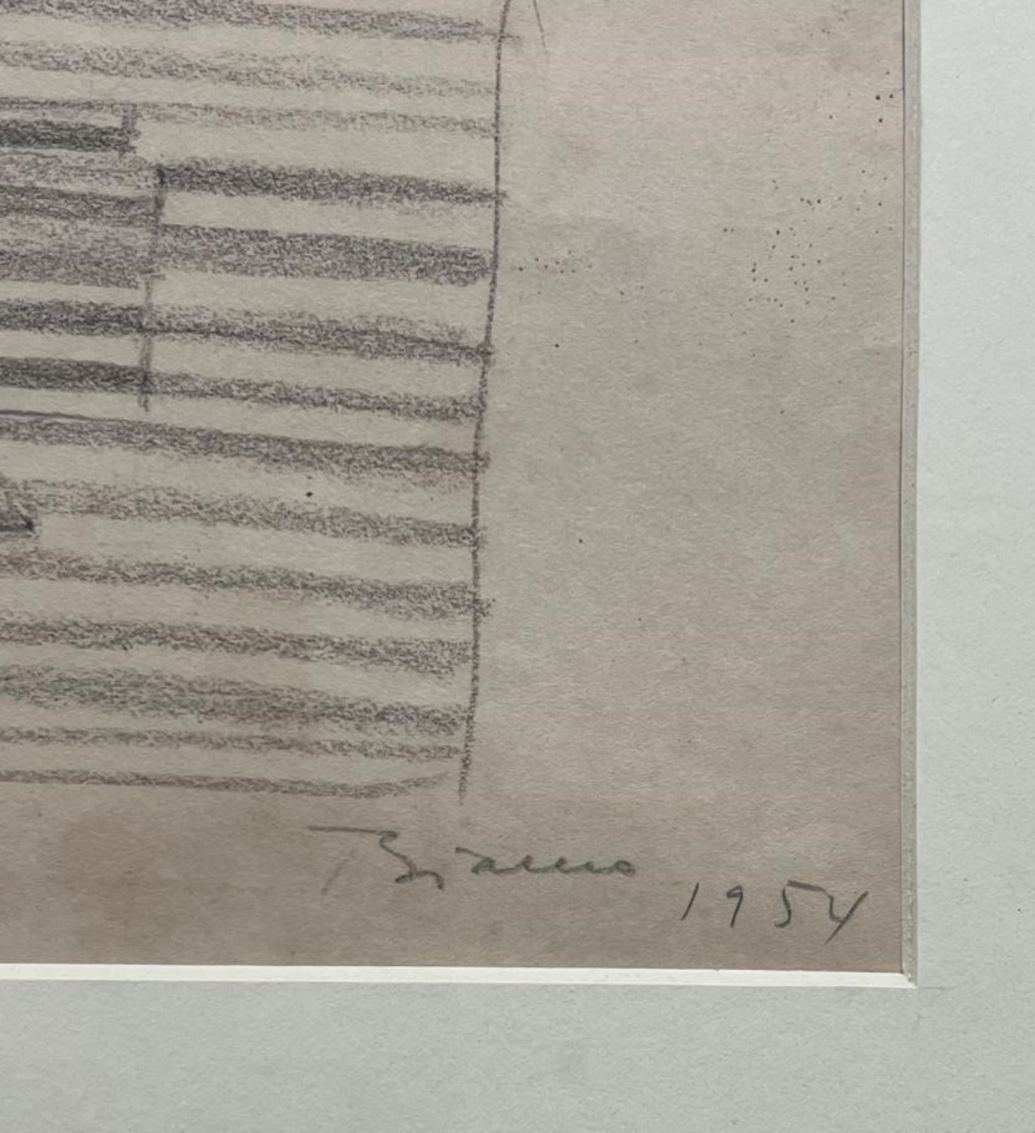 Enrico Bianco (1918-2013), Estudo, 1954 - foto 3 de 4