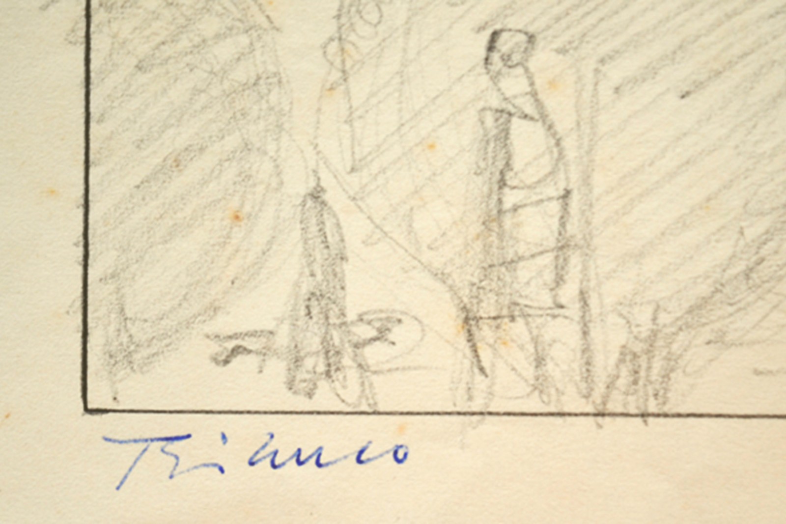 Enrico Bianco (1918-2013), Estudo para Nú, Meninos com Carneiro e Laranjal - foto 2 de 3