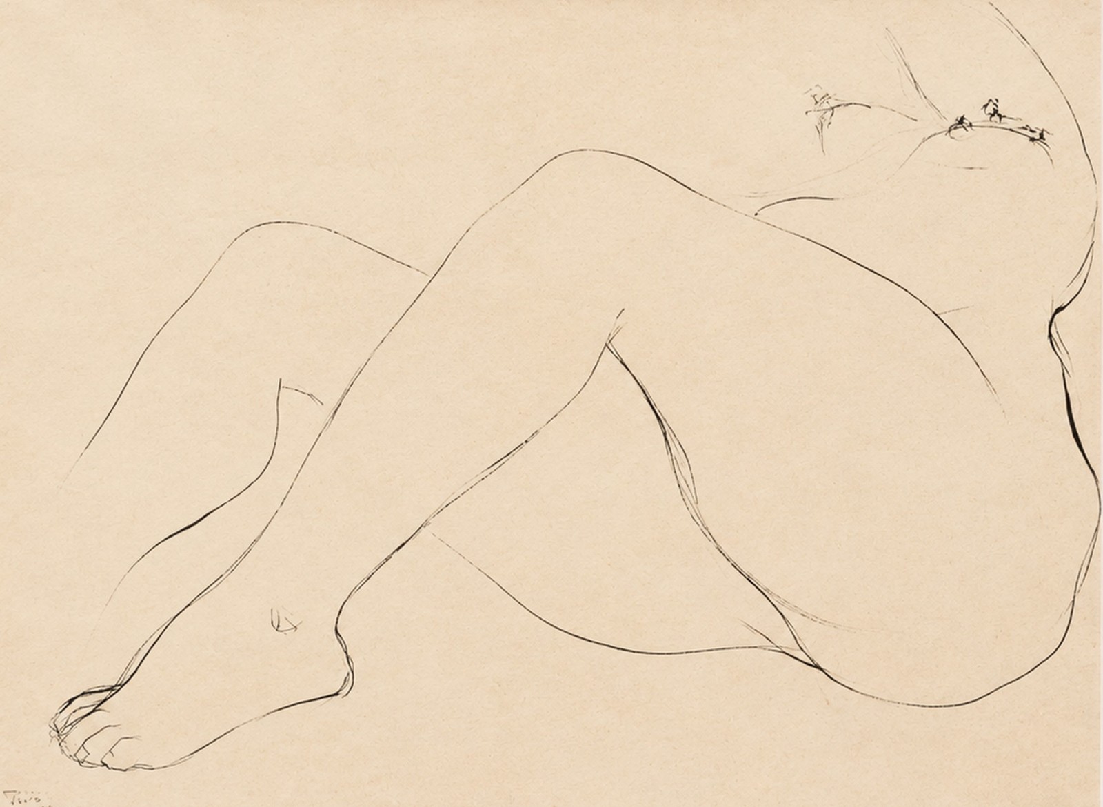 Enrico Bianco (1918-2013), Nú, Déc. 40 - foto 1 de 3