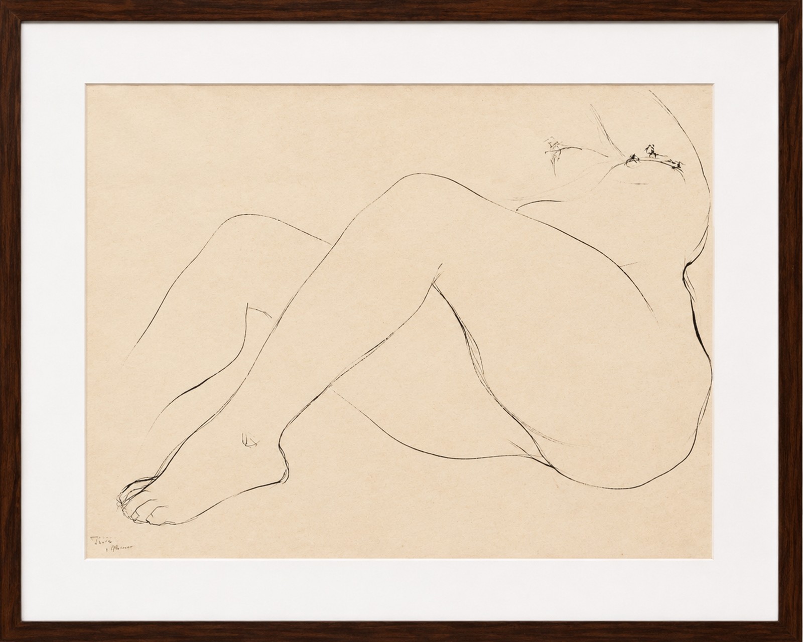 Enrico Bianco (1918-2013), Nú, Déc. 40 - foto 2 de 3