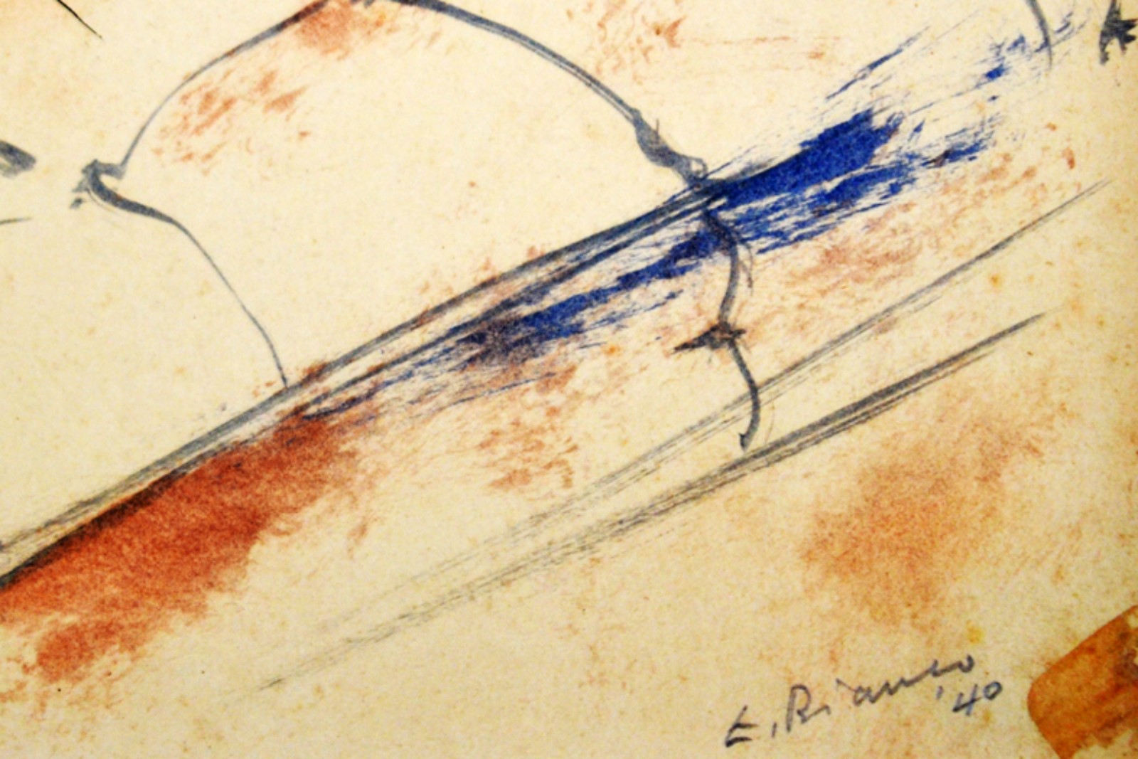 Enrico Bianco (1918-2013), Nú, 1940 - foto 3 de 4