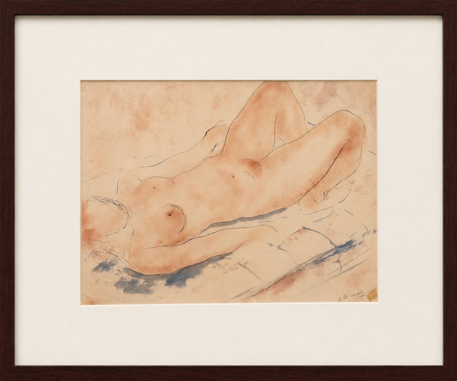 Enrico Bianco (1918-2013), Nú, 1940 - foto 2 de 4