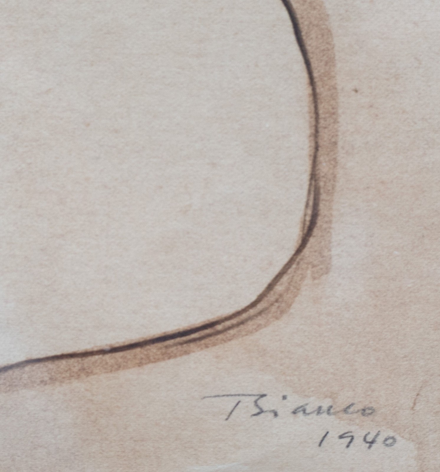 Enrico Bianco (1918-2013), Nú, 1940 - foto 3 de 4