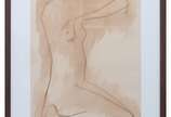 Enrico Bianco (1918-2013), Nú, 1940 - Óleo sobre papel <br>Ass. inf. direito <br>Reproduzido no Livro do Artista Bianco, sob o nº 56 - página 178 <br>Com Declaração de Autenticidade, regis
