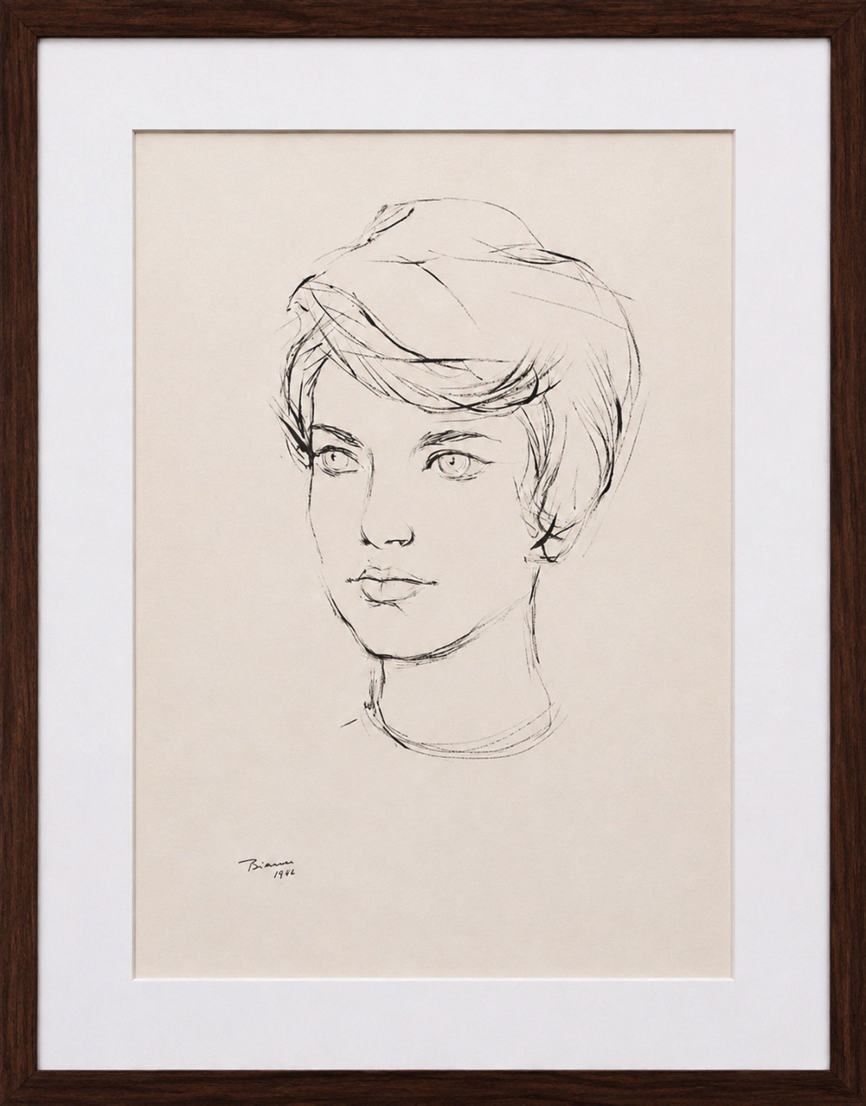 Enrico Bianco (1918-2013), Retrato, 1966 - foto 2 de 4