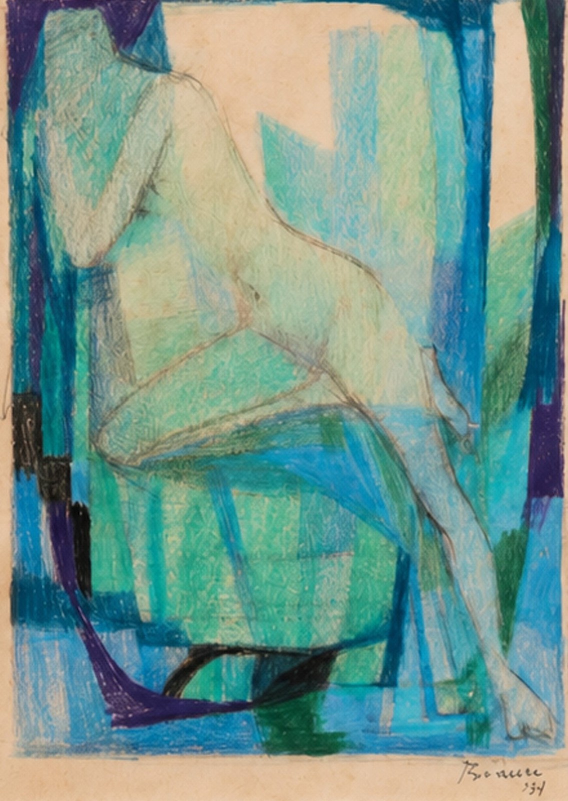 Enrico Bianco (1918-2013), Nú, 1974 - foto 1 de 4