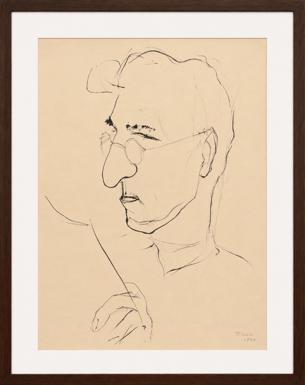 Enrico Bianco (1918-2013), Retrato, 1940 - foto 2 de 4