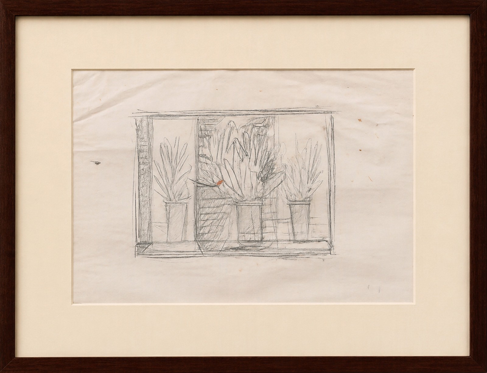 Enrico Bianco (1918-2013), Estudo Vaso com Flores, década de 1950 - foto 2 de 3