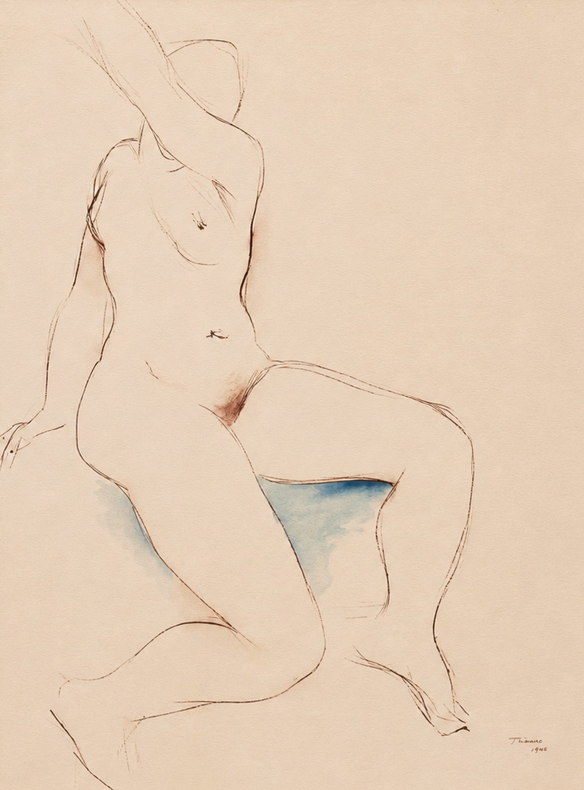 Enrico Bianco (1918-2013), Nú, 1940 - foto 1 de 4