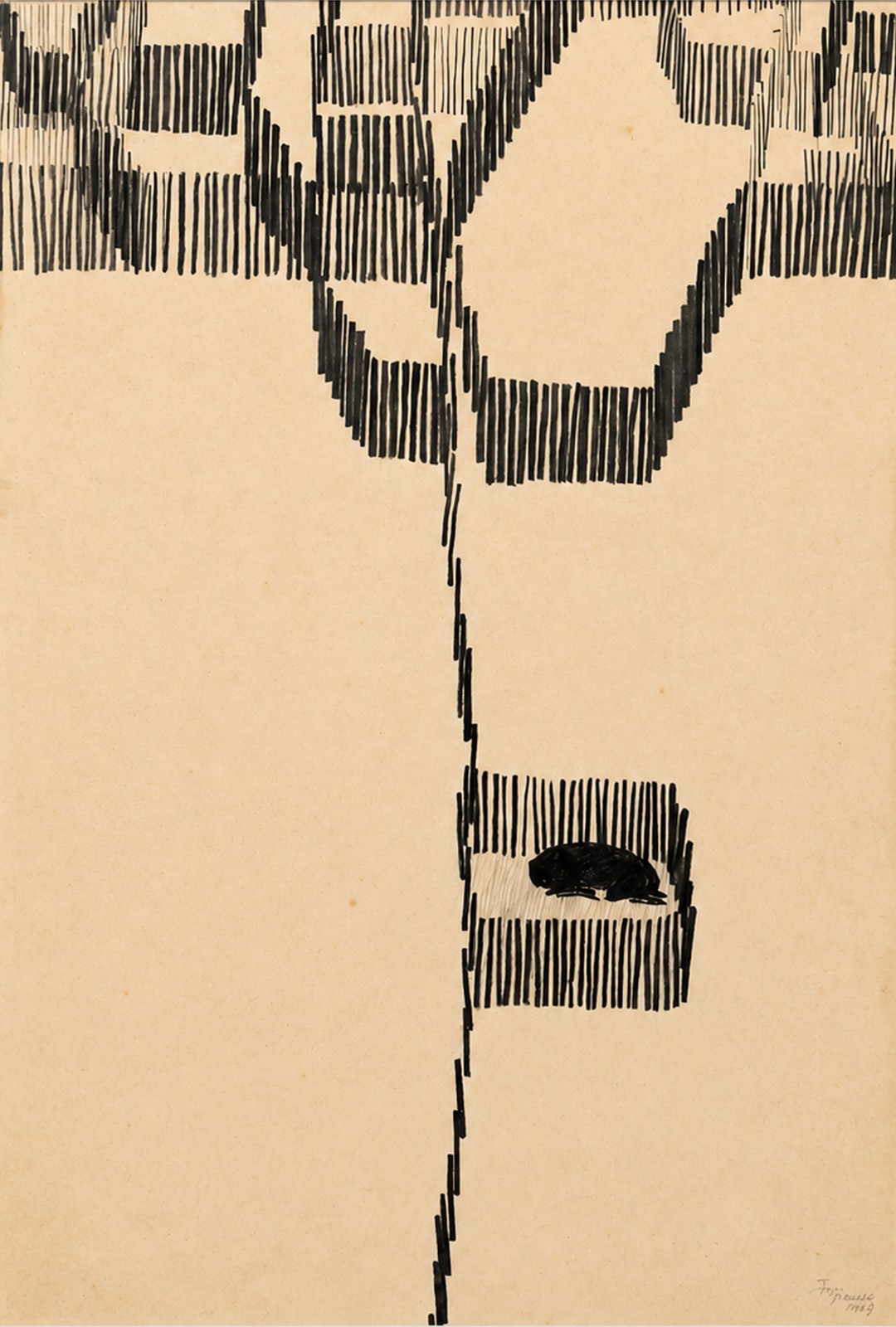 Enrico Bianco (1918-2013), Carneiro Cercado, 1969 - foto 1 de 4