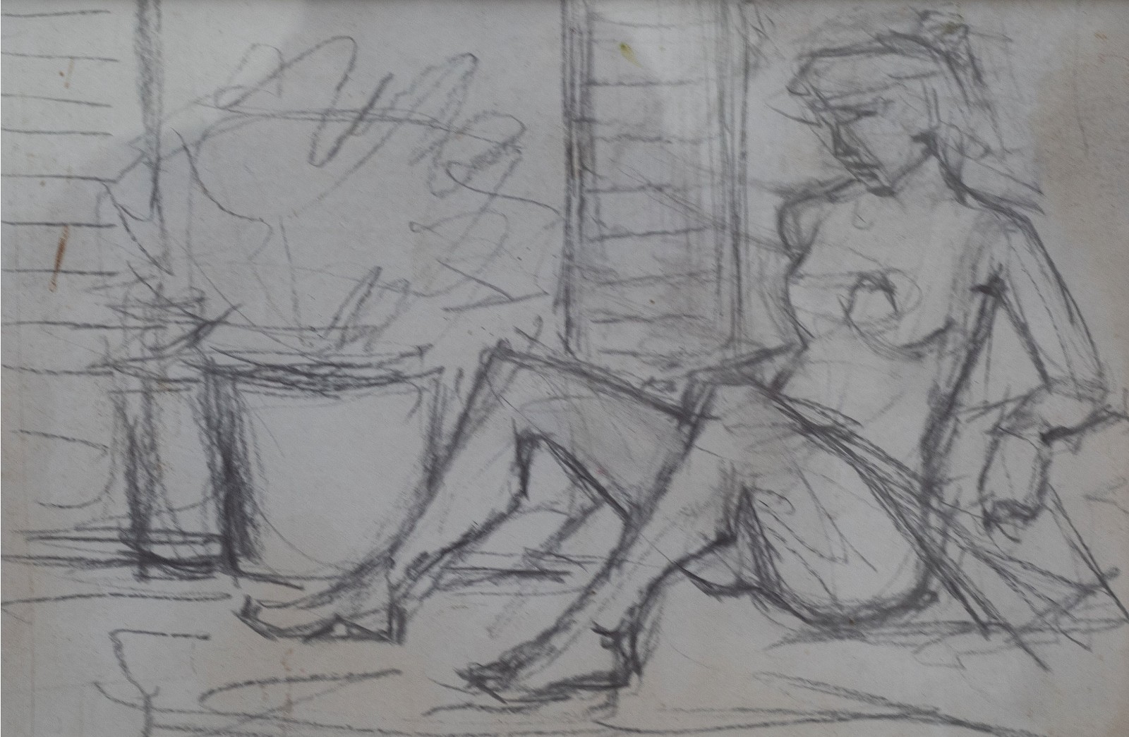 Enrico Bianco (1918-2013), Nú com Vaso de Flores - foto 1 de 3