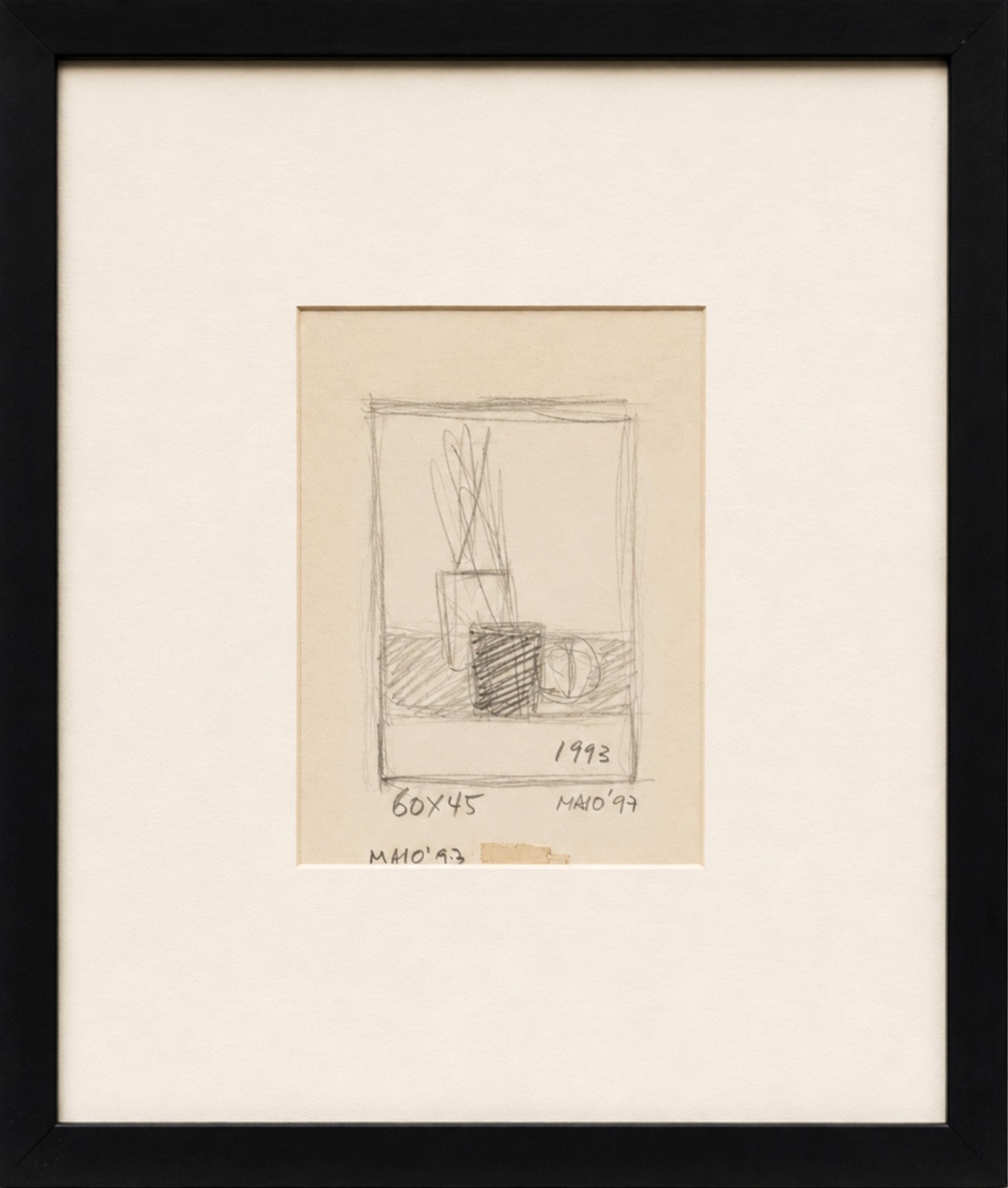Enrico Bianco (1918-2013), Estudo Vaso com Flores, 1993 - foto 3 de 4