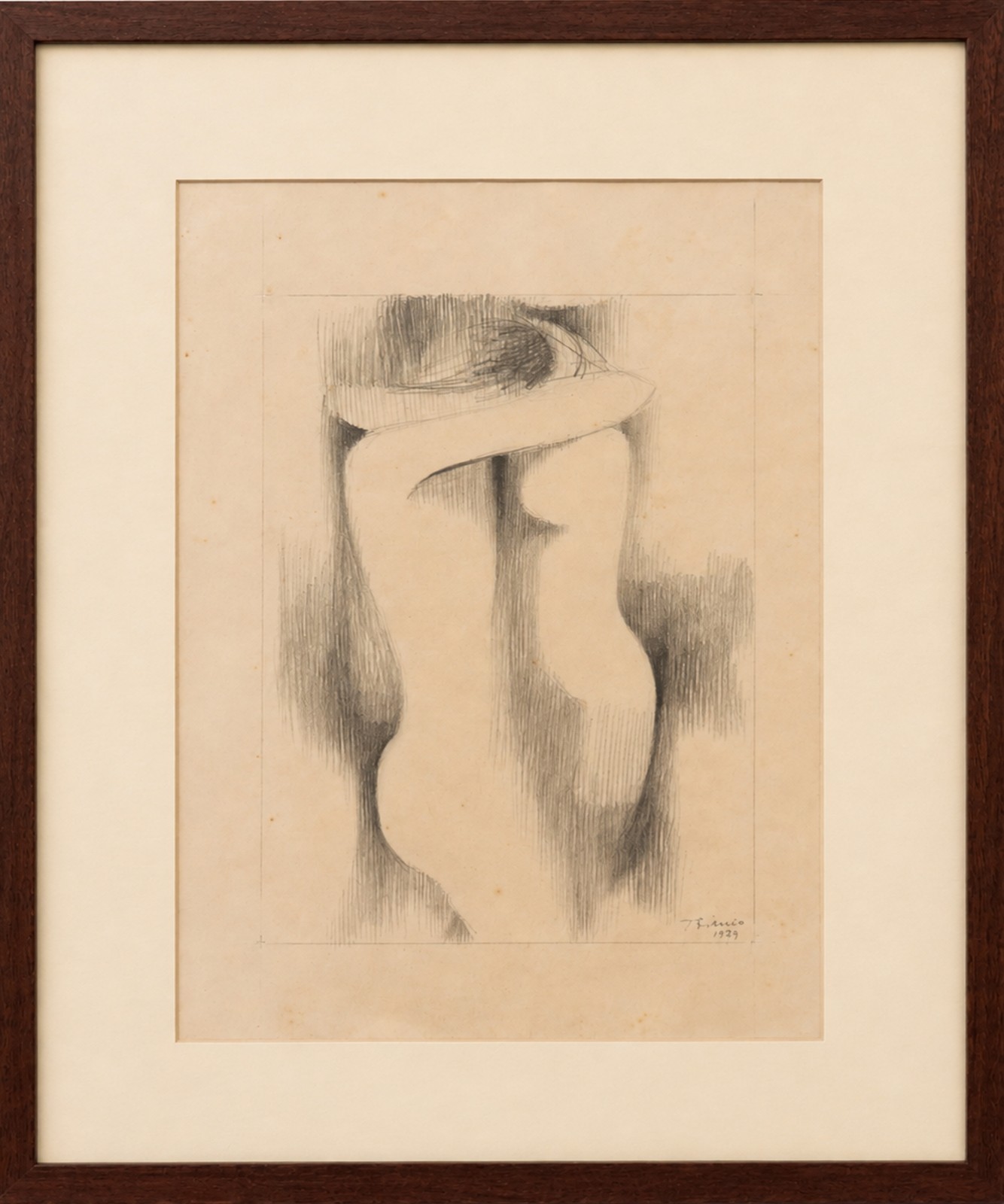 Enrico Bianco (1918-2013), Estudo para Nú, 1979 - foto 2 de 4
