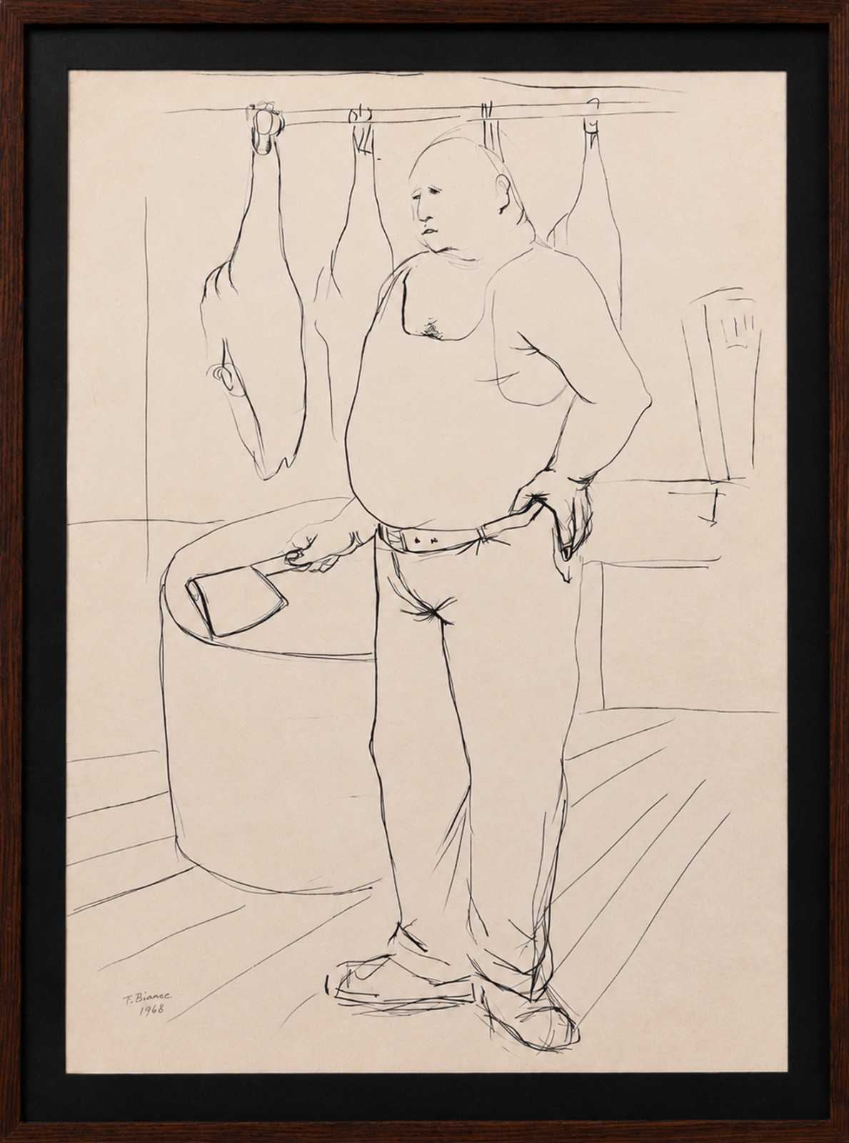 Enrico Bianco (1918-2013), Açogueiro, 1942 - foto 2 de 4