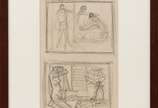 Enrico Bianco (1918-2013), Estudo com Flores, d... - Grafite s/ papel<br>Com Declaração de Autenticidade, registrado sob o nº 01924, emitido pela Família do Artista.