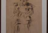 Enrico Bianco (1918-2013), Retrato de Maria Ter... - Crayon s/ papel<br>Ass. Inf. direito - Localizado Teresinha   <br>Reproduzido no Livro do Artista Bianco, sob o nº 220 - pagina 186  - com Decla...