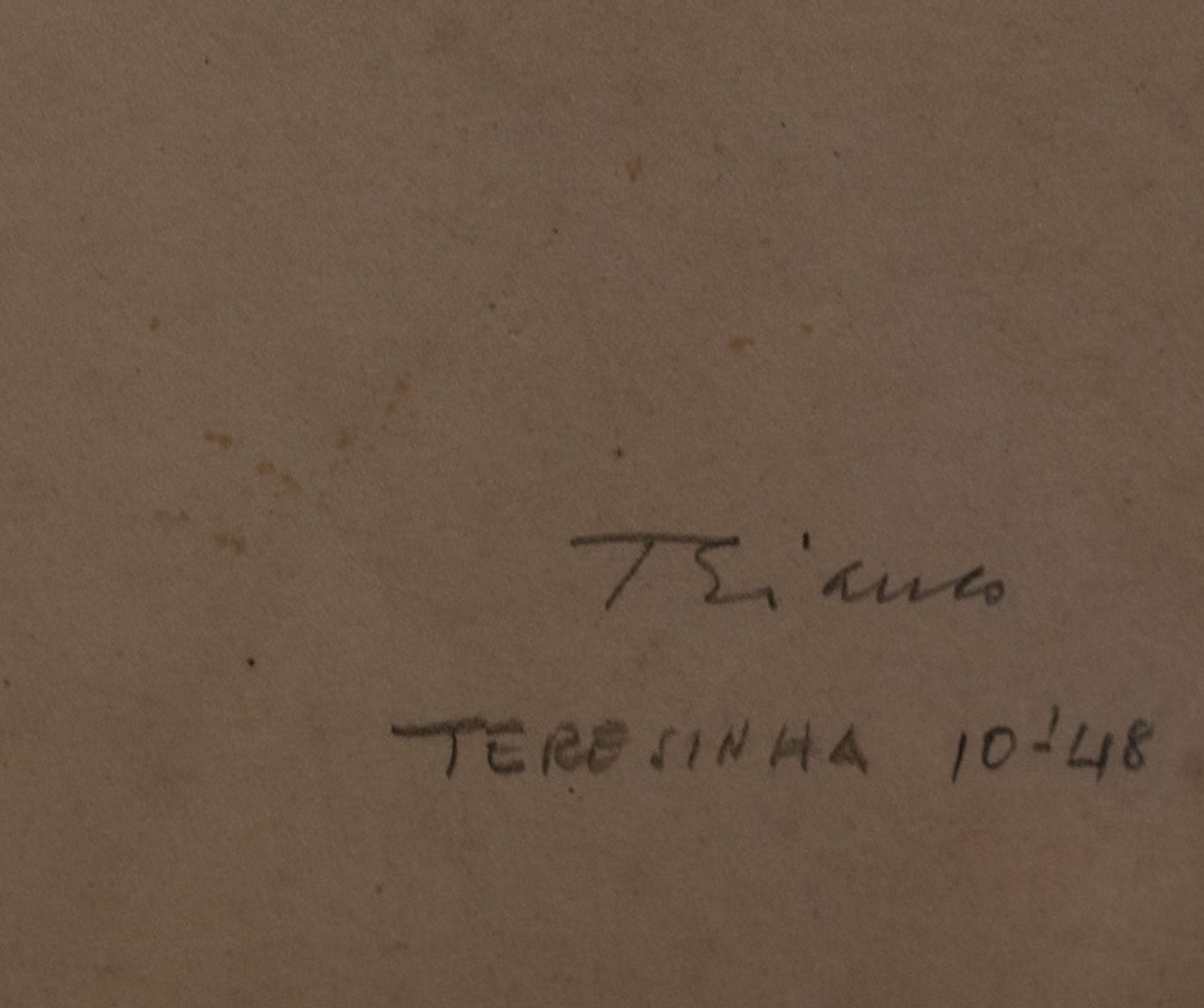 Enrico Bianco (1918-2013), Retrato de Maria Teresa Bianco - Filha do Artista, 1948 - foto 3 de 4