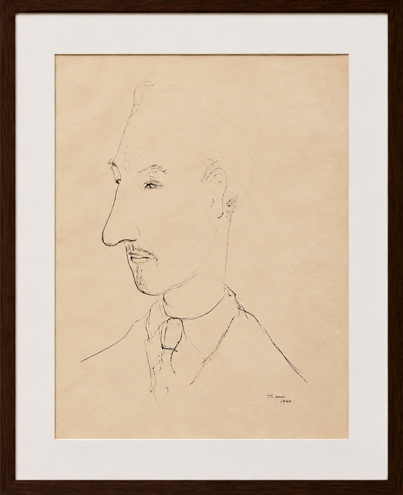 Enrico Bianco (1918-2013), Retrato, 1940 - foto 2 de 4