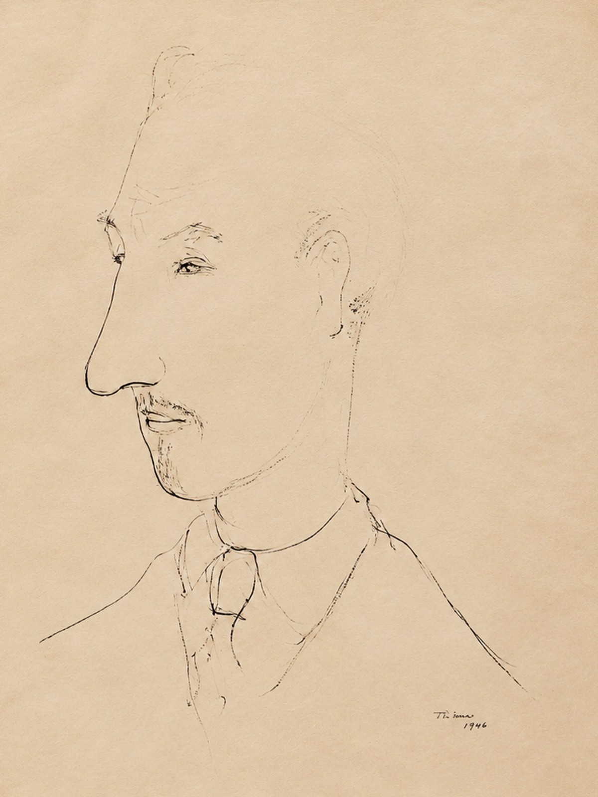 Enrico Bianco (1918-2013), Retrato, 1940 - foto 1 de 4